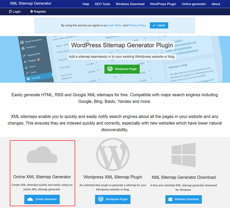 how to create a sitemap with a wordpress plugin